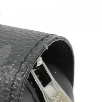 Pre-owned Louis Vuitton Monogram Eclipse Black Coated Canvas Long Wallet (bi-fold) ()