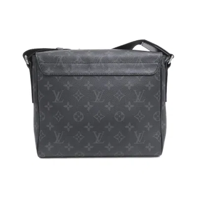 Pre-owned Louis Vuitton Monogram Eclipse Black Coated Canvas Shoulder Bag ()