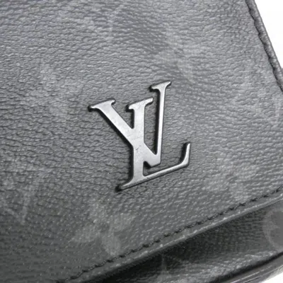 Pre-owned Louis Vuitton Monogram Eclipse Black Coated Canvas Shoulder Bag ()