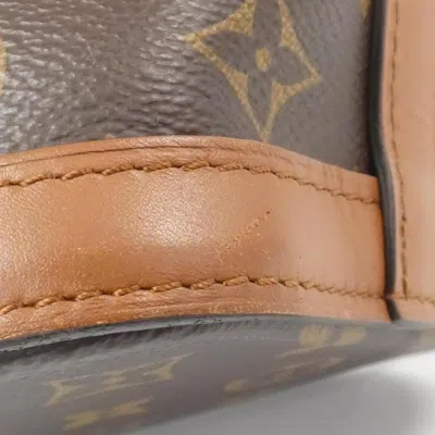 Pre-owned Louis Vuitton Monogram Marron Coated Canvas Backpack ()