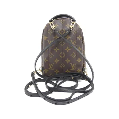 Pre-owned Louis Vuitton Monogram Marron Coated Canvas Backpack ()