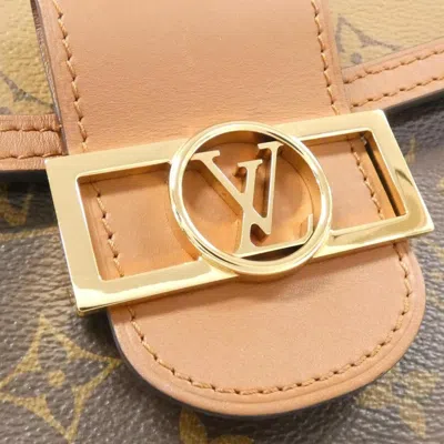 Pre-owned Louis Vuitton Monogram Marron Coated Canvas Backpack ()