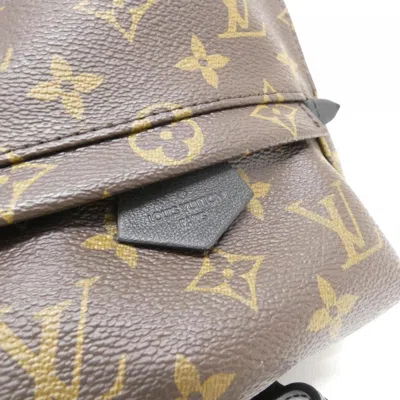 Pre-owned Louis Vuitton Monogram Marron Coated Canvas Backpack ()