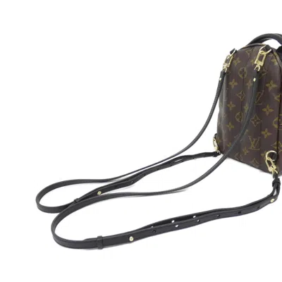 Pre-owned Louis Vuitton Monogram Marron Coated Canvas Backpack ()