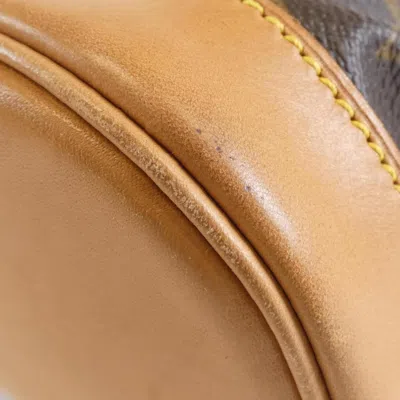 Pre-owned Louis Vuitton Monogram Marron Coated Canvas Backpack ()