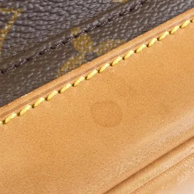 Pre-owned Louis Vuitton Monogram Marron Coated Canvas Backpack ()