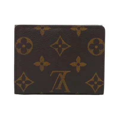 Pre-owned Louis Vuitton Monogram Marron Coated Canvas Coin Purse/coin Case () In Brown