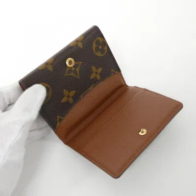 Pre-owned Louis Vuitton Monogram Marron Coated Canvas Coin Purse/coin Case () In Brown