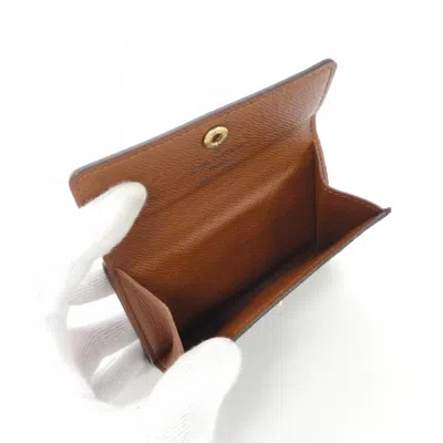 Pre-owned Louis Vuitton Monogram Marron Coated Canvas Coin Purse/coin Case () In Brown
