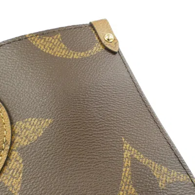 Pre-owned Louis Vuitton Monogram Marron Monogram Monogram Reverse Monogram Monogram Reverse Tote Bag (pre-owne