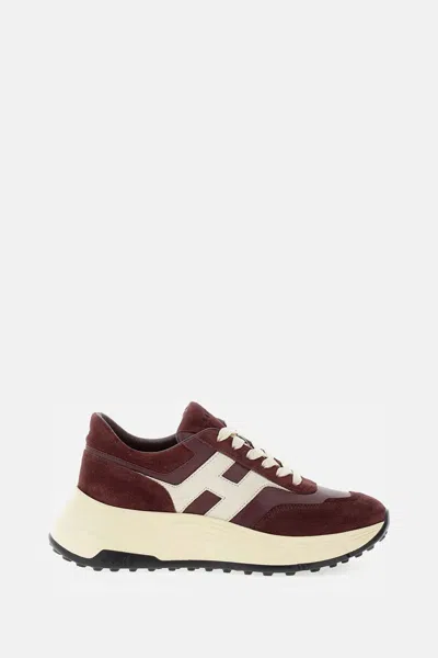 Hogan High-fidelity Sneakers With Contrast Sole In Multi