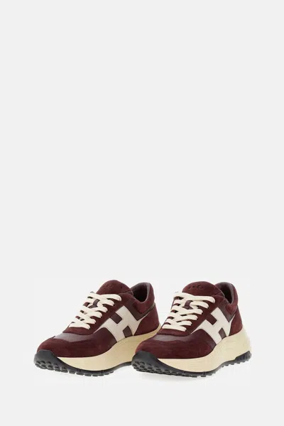 Hogan High-fidelity Sneakers With Contrast Sole In Multi