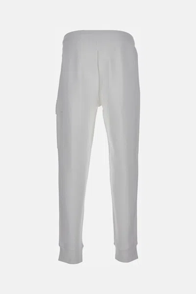 C.p. Company Drawstring-waist Cargo Track Pants In White