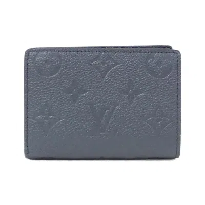 Pre-owned Louis Vuitton Monogram Navy Monogram Empreinte Wallet (bi-fold) ()