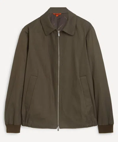 Barena Venezia Barena Mens Olivio Zip-up Jacket In Green
