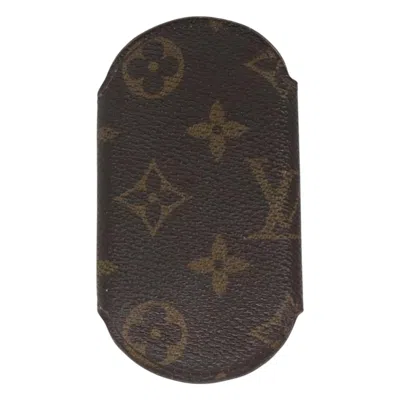 Pre-owned Louis Vuitton Multiclés Brown Canvas Wallet  ()