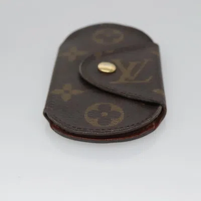 Pre-owned Louis Vuitton Multiclés Brown Canvas Wallet  ()