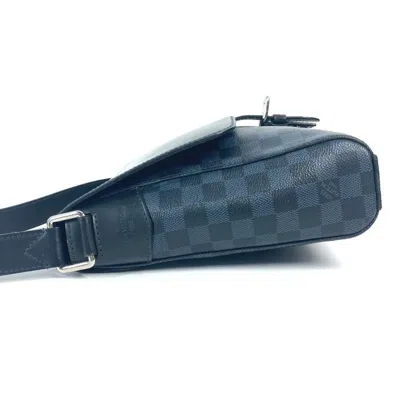 Pre-owned Louis Vuitton Navy Canvas Pochette Shoulder Bag ()