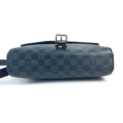 Pre-owned Louis Vuitton Navy Canvas Pochette Shoulder Bag ()