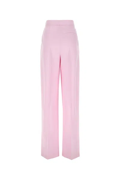 Alexander Mcqueen Double Pleat Wide Leg Trousers