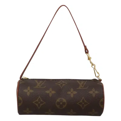 Pre-owned Louis Vuitton Papillon Brown Canvas Clutch Bag ()