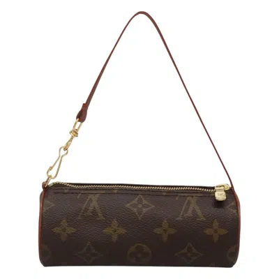 Pre-owned Louis Vuitton Papillon Brown Canvas Clutch Bag ()