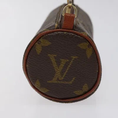 Pre-owned Louis Vuitton Papillon Brown Canvas Clutch Bag ()