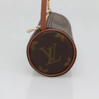 Pre-owned Louis Vuitton Papillon Brown Canvas Clutch Bag ()