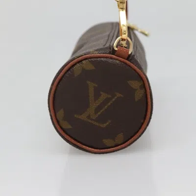 Pre-owned Louis Vuitton Papillon Brown Canvas Clutch Bag ()