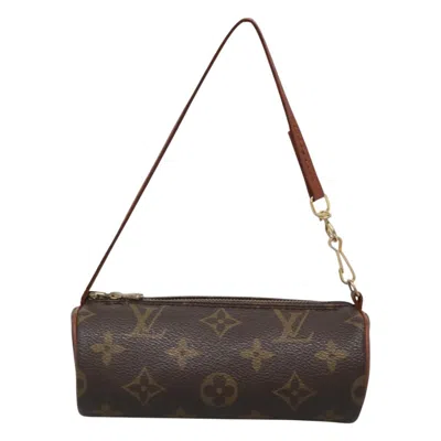 Pre-owned Louis Vuitton Papillon Brown Canvas Clutch Bag ()