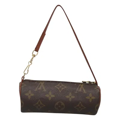 Pre-owned Louis Vuitton Papillon Brown Canvas Clutch Bag ()