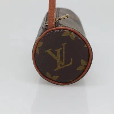 Pre-owned Louis Vuitton Papillon Brown Canvas Clutch Bag ()