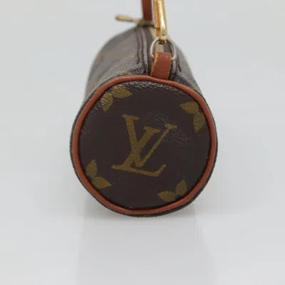 Pre-owned Louis Vuitton Papillon Brown Canvas Clutch Bag ()