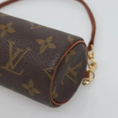 Pre-owned Louis Vuitton Papillon Brown Canvas Clutch Bag ()