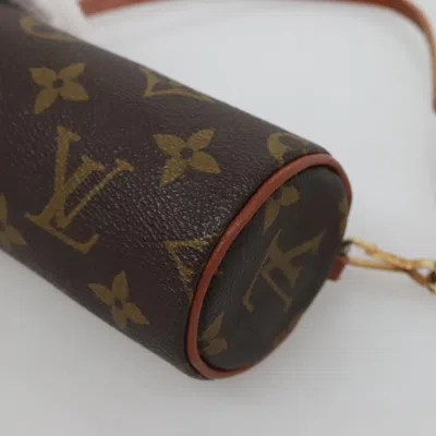 Pre-owned Louis Vuitton Papillon Brown Canvas Clutch Bag ()