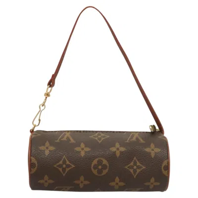Pre-owned Louis Vuitton Papillon Brown Canvas Clutch Bag ()