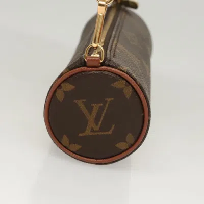 Pre-owned Louis Vuitton Papillon Brown Canvas Clutch Bag ()