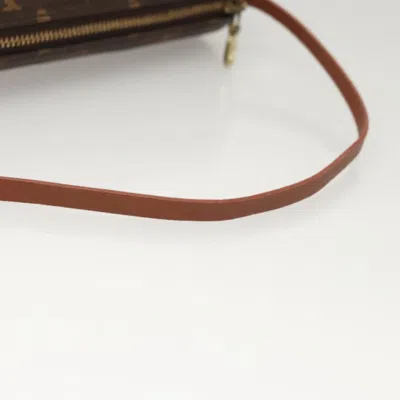 Pre-owned Louis Vuitton Papillon Brown Canvas Clutch Bag ()