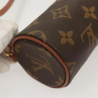 Pre-owned Louis Vuitton Papillon Brown Canvas Clutch Bag ()