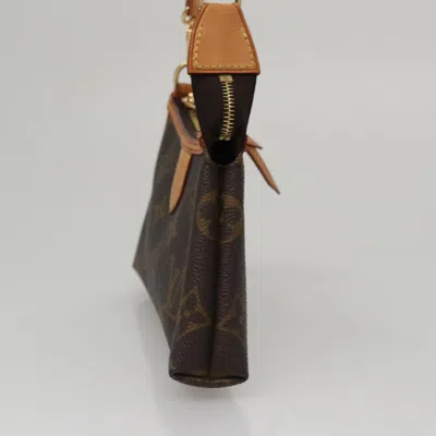 Pre-owned Louis Vuitton Pochette Brown Canvas Clutch Bag ()
