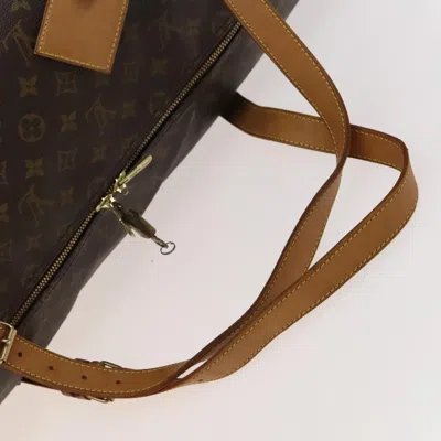Pre-owned Louis Vuitton Polochon Brown Leather Travel Bag ()