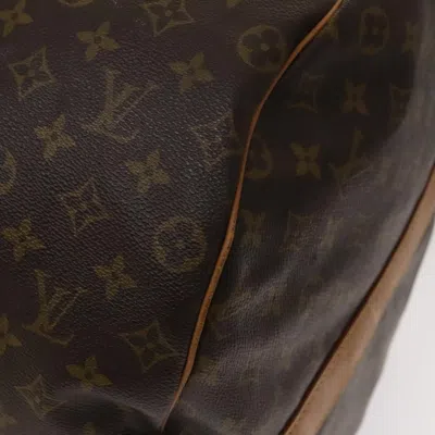 Pre-owned Louis Vuitton Polochon Brown Leather Travel Bag ()