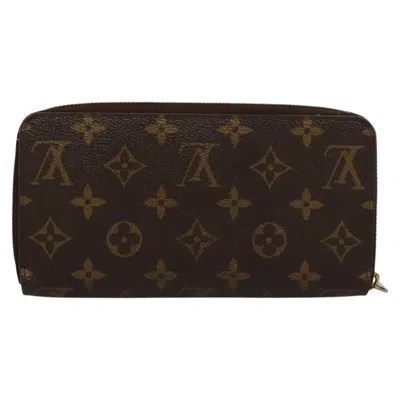Pre-owned Louis Vuitton Portefeuille Zippy Brown Canvas Wallet  ()