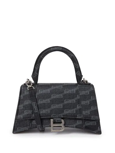 Balenciaga Hourglass Bag With Logo