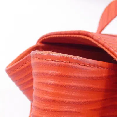 Pre-owned Louis Vuitton Rouge Leather Backpack ()