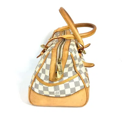 Pre-owned Louis Vuitton White Handbag Tote Bag ()