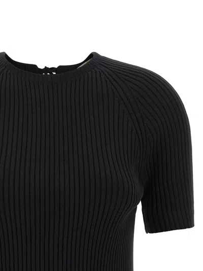 Tory Burch Back Closure Sweater Sweaters And Cardigans Black