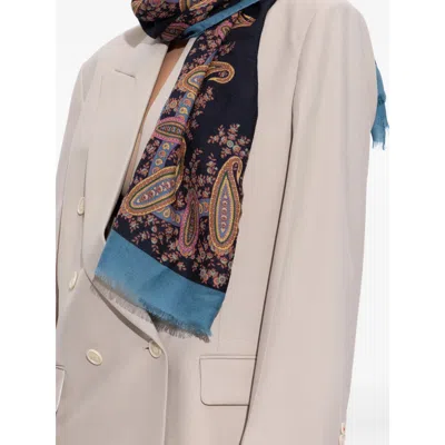 Etro Scarf With Decorative Pattern In Multi