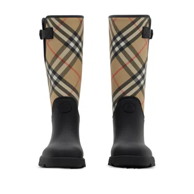 Burberry Giorgio Brato Giubbotto Con Cappuccio In Montone In Black