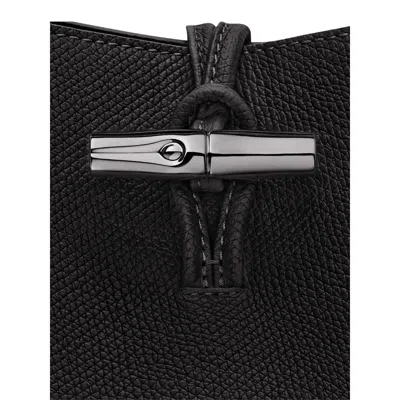 Longchamp Black Bucket Bags